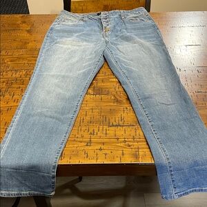 Women's Blue Denim Jeggings - Boot Cut.